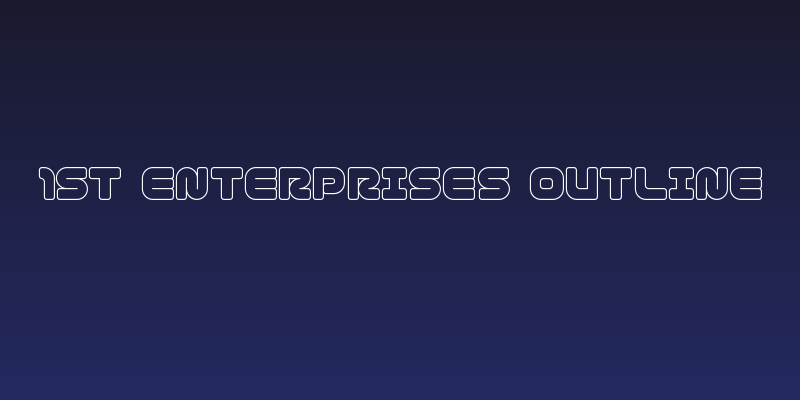 1st Enterprises Outline Social Header