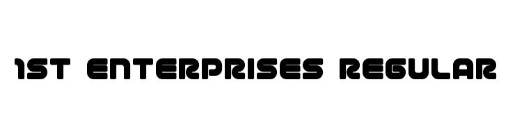 1st Enterprises Regular Font