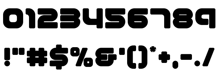 1st Enterprises Regular Font OTHER CHARS