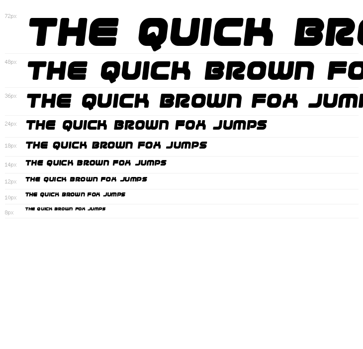 1st Enterprises Semi-Italic Waterfall