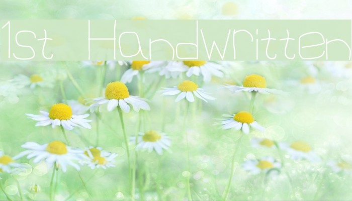 1st Handwritten لخطوط تنزيل examples
