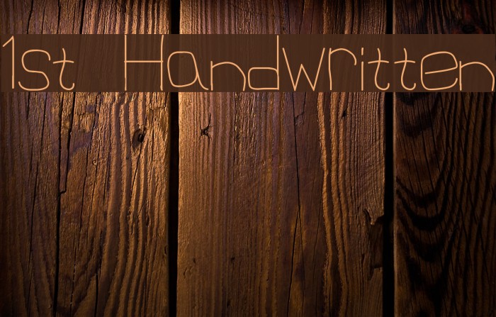 1st Handwritten لخطوط تنزيل examples