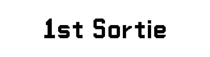 1st Sortie Шрифта