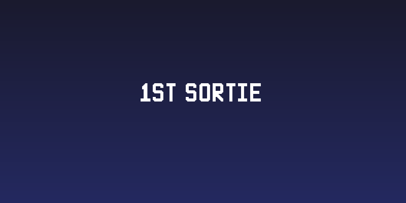 1st Sortie Social Header