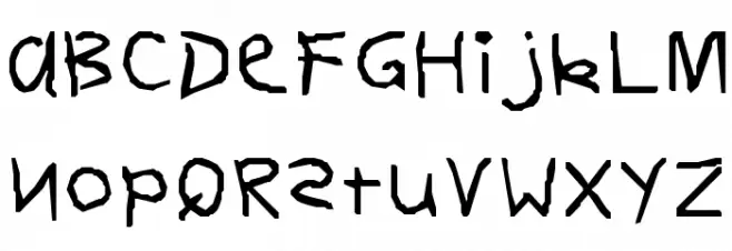 1stGrade Font Litere mari