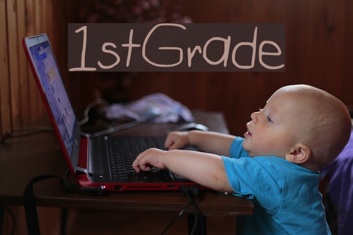 1st_Grade Font examples