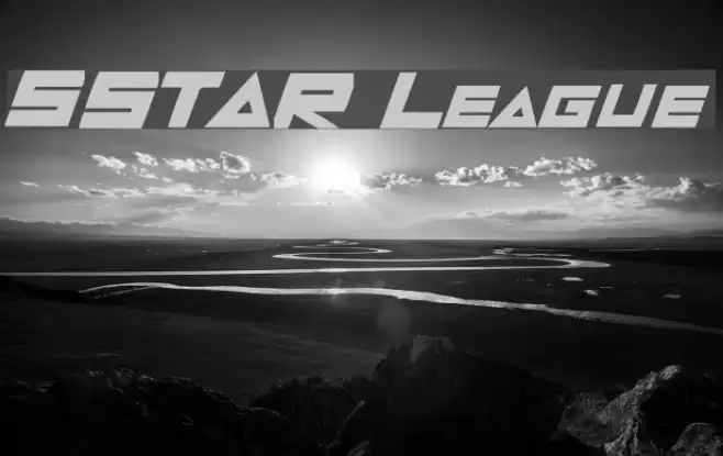 5STAR League フォント examples