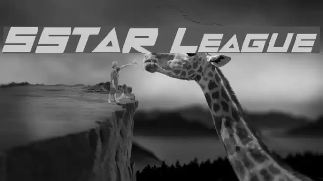 5STAR League フォント examples