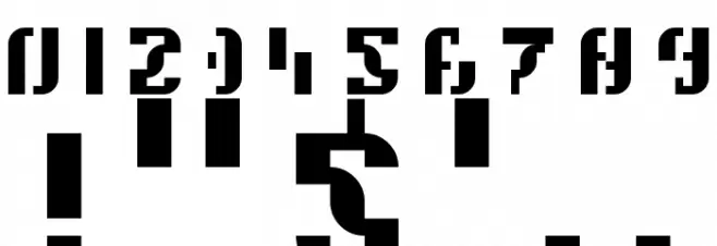5Space Station Regular Font OTHER CHARS