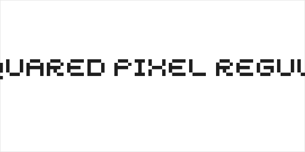 5squared pixel Regular Logo