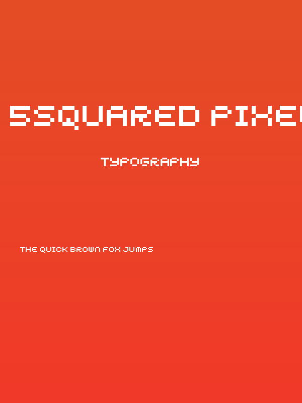 5squared pixel Regular Poster