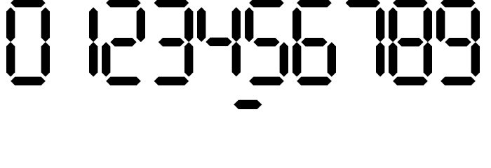 7Segments Regular Font - FFonts.net