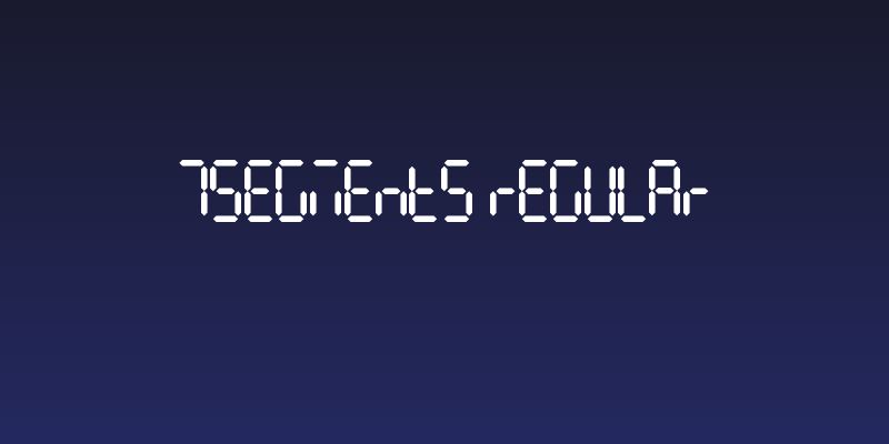 7Segments Regular Social Header