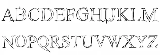 !Sketchy Times Fonte MAIÚSCULAS