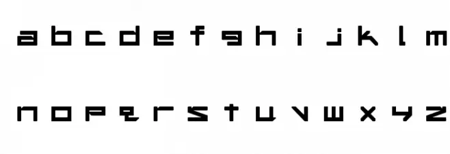 !Square Engine 050 Apex Bold Font LOWERCASE