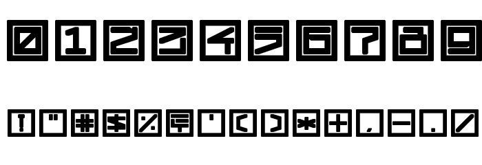 !Square Engine 150 Simplex Bold Font OTHER CHARS