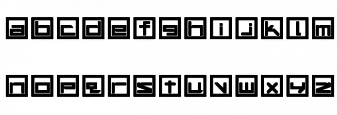 !Square Engine 150 Simplex Bold Schriftart Kleinbuchstaben