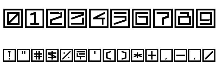 !Square Engine 150 Simplex Font OTHER CHARS