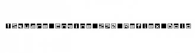 !Square Engine 250 Reflex Bold  नि: शुल्क फ़ॉन्ट्स डाउनलोड