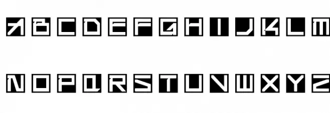 !Square Engine 250 Reflex Bold Schriftart Groß