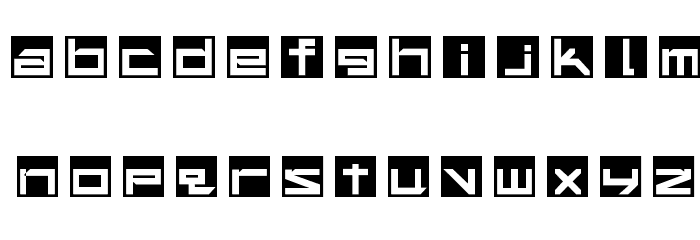 !Square Engine 250 Reflex Bold Font LOWERCASE