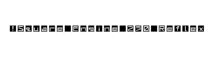 !Square Engine 250 Reflex फ़ॉन्ट