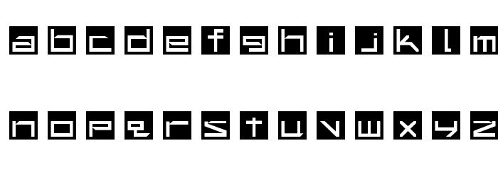 !Square Engine 250 Reflex Schriftart Kleinbuchstaben