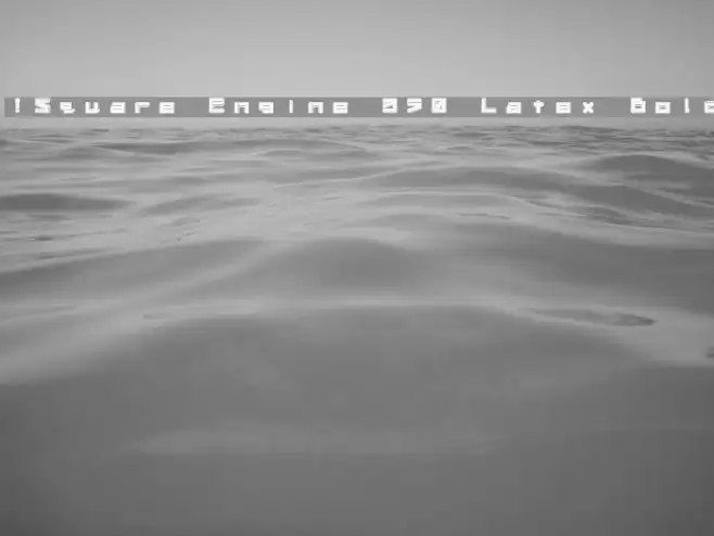 !Square Engine 350 Latex Bold फ़ॉन्ट examples