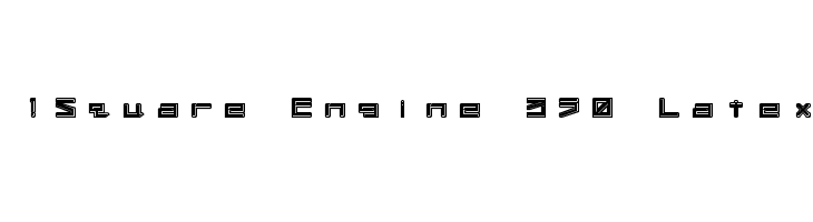 !Square Engine 350 Latex Caratteri