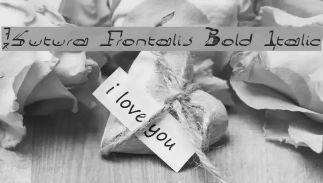 !Sutura Frontalis Bold Italic Fuentes examples