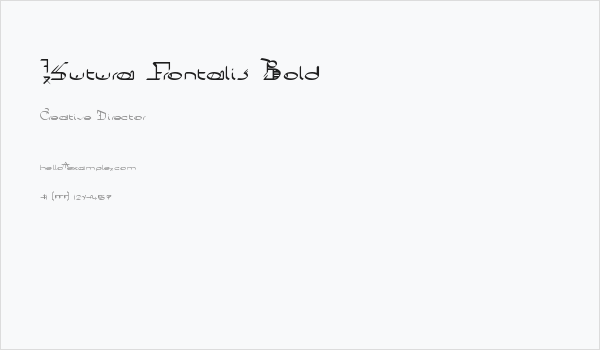 !Sutura Frontalis Bold Business Card
