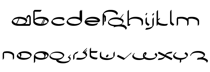 !Sutura Frontalis Bold Font LOWERCASE