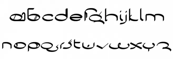 !Sutura Frontalis Bold 字体 小写