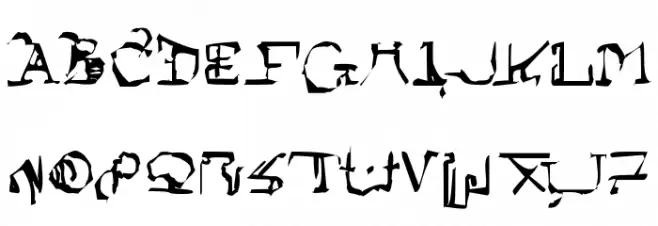 !Sutura Frontalis Dysostosis Bold Schriftart Groß