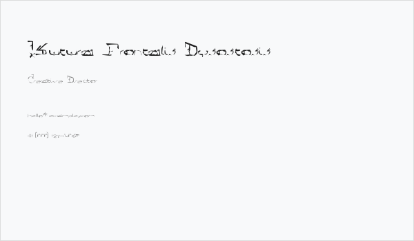 !Sutura Frontalis Dysostosis Business Card