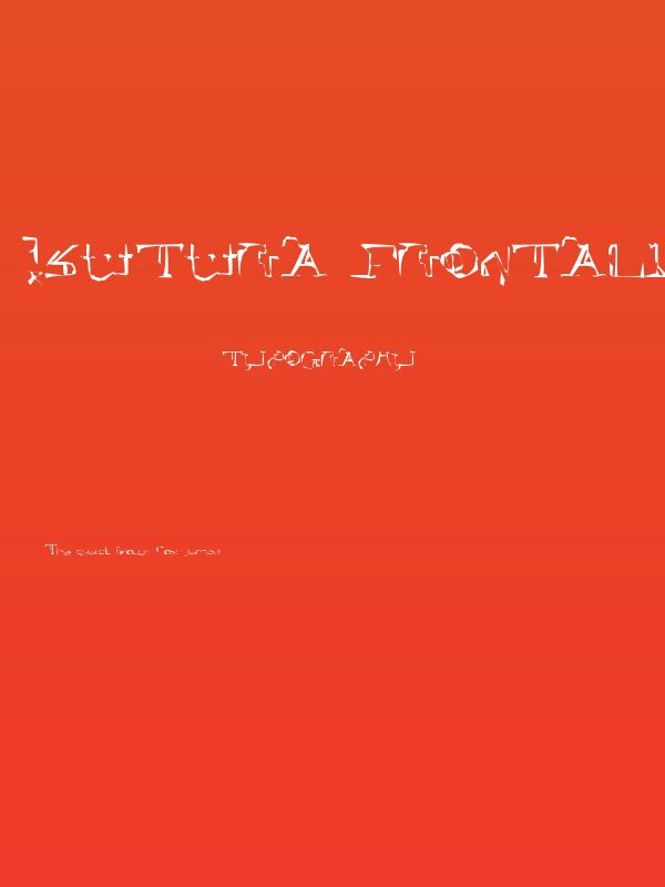 !Sutura Frontalis Dysostosis Poster