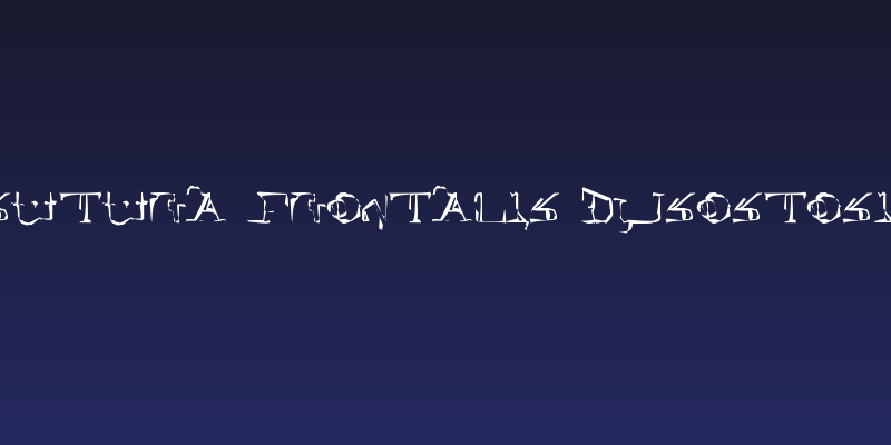 !Sutura Frontalis Dysostosis Social Header