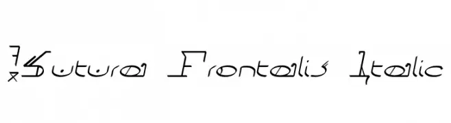 !Sutura Frontalis Italic  Fuentes Gratis Descargar