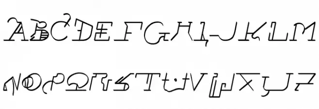 !Sutura Frontalis Italic Шрифта ВЕРХНИЙ