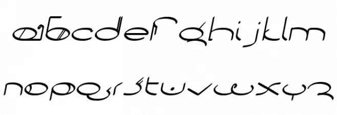 !Sutura Frontalis Italic Font Litere mici