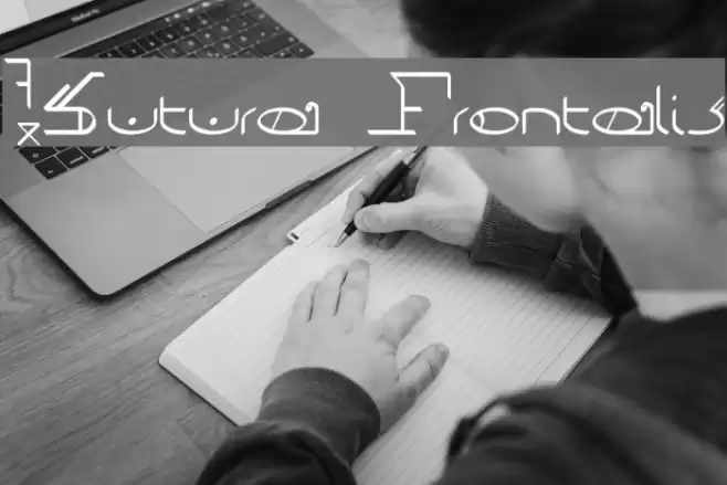 !Sutura Frontalis Font examples