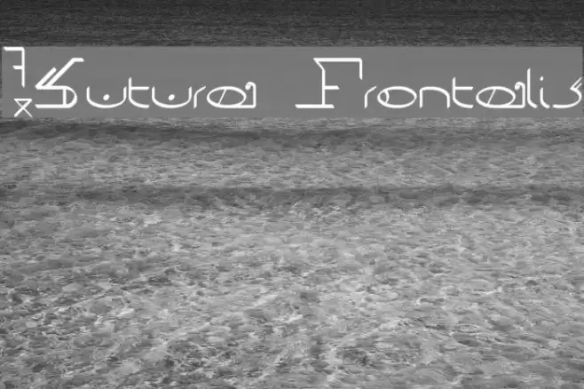 !Sutura Frontalis Font examples