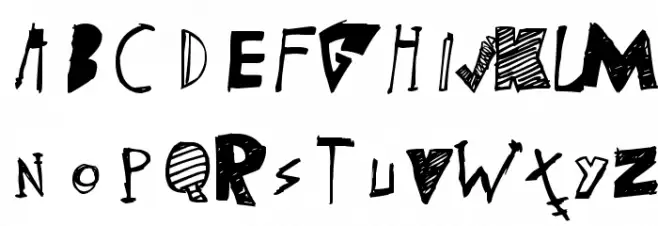 [skateboarding] Font Litere mari