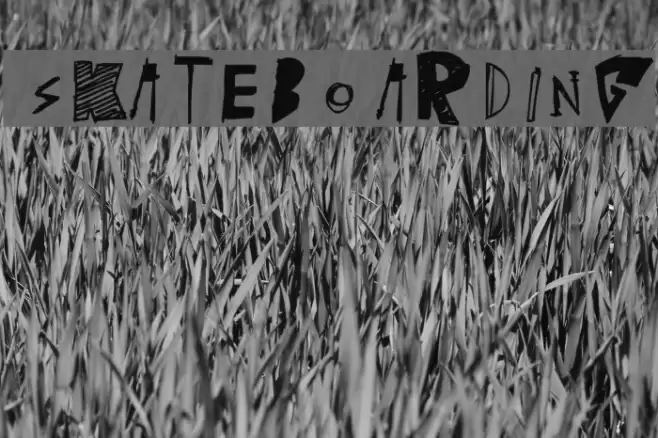 [skateboarding] Font examples