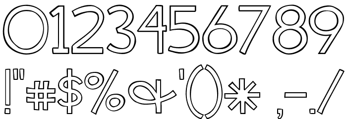 {skinny} jeans Font OTHER CHARS
