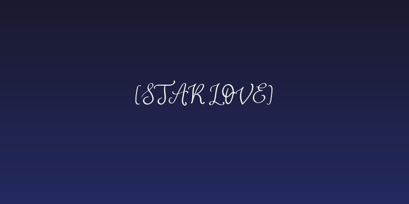 [star love] Social Header