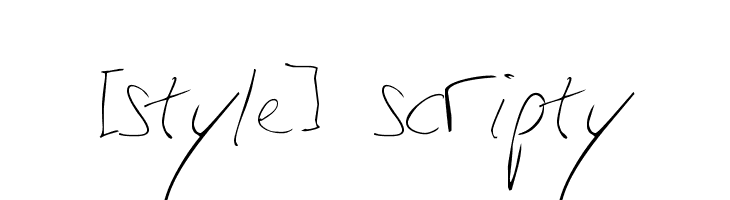 [style] scripty  font caratteri gratis