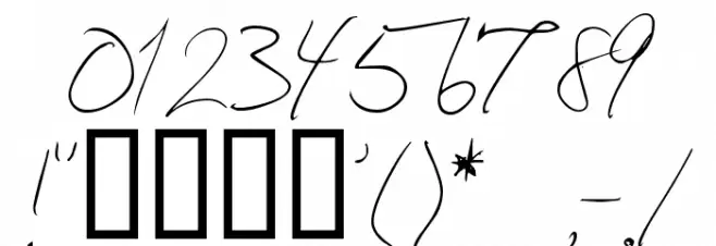 [style] scripty Font OTHER CHARS