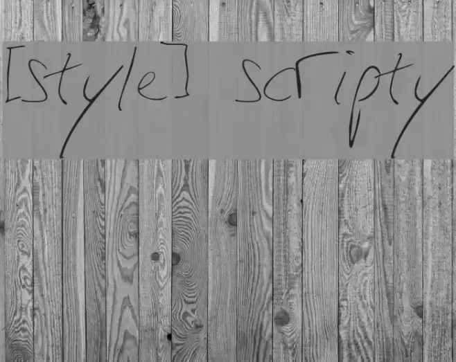 [style] scripty Font examples
