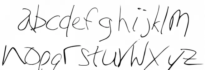 [style] scripty Font LOWERCASE